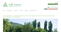 Desktop Screenshot of campinglemoulin.com